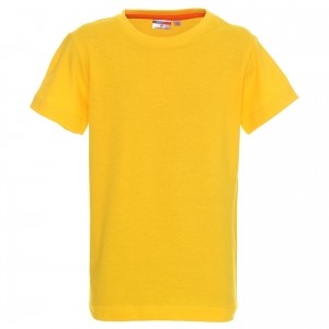 Жълта детска унисекс тениска