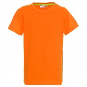 Оранжева детска унисекс тениска