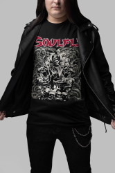 Мъжка тениска - Soulfly Ironskull