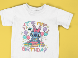 Детска тениска Лио и Стич - It's my birthday