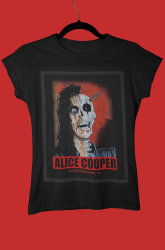 Дамска Тениска - Alice Cooper - Череп