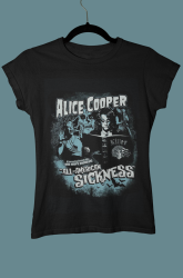 Дамска Тениска - Alice Cooper - American Sickness