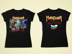 дамска тениска Manowar - Турне 2025