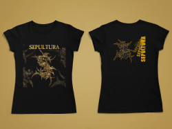 Дамска тениска Sepultura - F&B Yellow