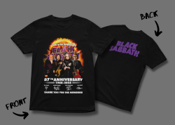 Black Sabbath - Back to the beginning  - тениска