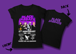 Дамска тениска Black Sabbath - 57th Anniversary 