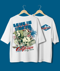 Oversize тениска • Love is Beach