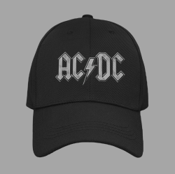 AC DC шапка с козирка - метъл - закопчалка
