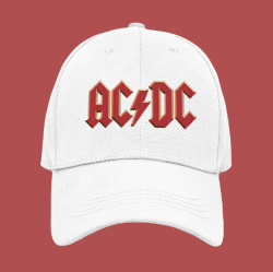 AC DC шапка със закопчалка и козирка - метъл