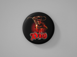 Dio Метална значка бадж