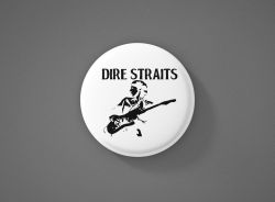 Dire Straits Метална значка бадж