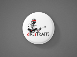 Dire Straits Метална значка бадж
