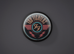 Foo Fighters Метална значка бадж