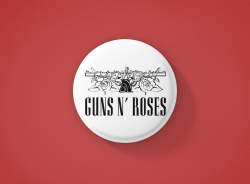 Guns n' Roses Метална значка бадж