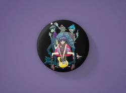 Gorillaz Метална значка бадж