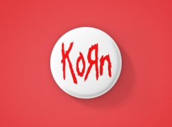 Korn Метална значка бадж