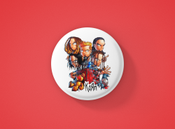 Korn Метална значка бадж