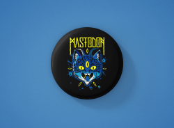 Mastodon Метална значка бадж