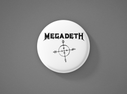 Megadeth Метална значка бадж