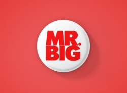 Mr. Big Метална значка бадж