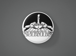 Scorpions Метална значка бадж