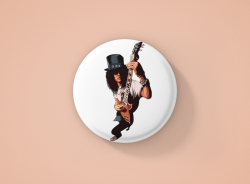 Slash Метална значка бадж