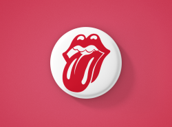 The Rolling Stones  Метална значка бадж