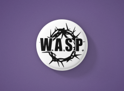Wasp Метална значка бадж
