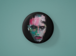 Marilyn Manson Метална значка бадж