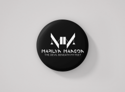 Marilyn Manson Метална значка бадж