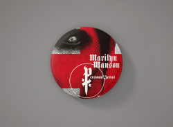 Marilyn Manson Метална значка бадж