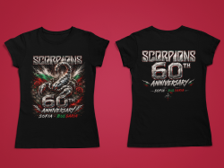 Damska teniska za koncerta na Scorpions w Sofia