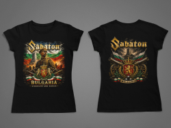 Дамска тениска - Sabaton - Bulgaria 2026 страна гръб