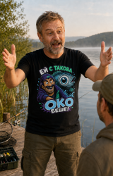 тениската - за рибари Ей с такова око