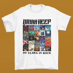 Uriah Heep - 50 years album тениската