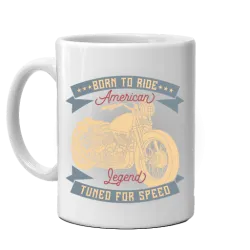 Мото чаша за кафе - Born to Ride American