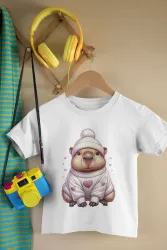 Детска тениска Капибара - Зима