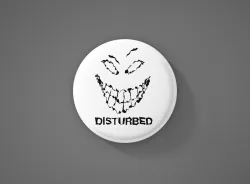 Disturbed Метална значка бадж