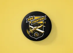 Foo Fighters Метална значка бадж