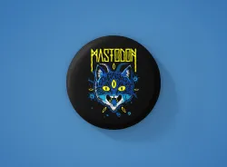 Mastodon Метална значка бадж
