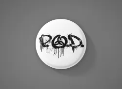P.O.D. Метална значка бадж