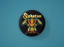 Sabaton метална значка бадж