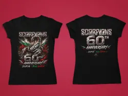 Damska teniska za koncerta na Scorpions w Sofia