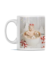 Чаша по ваш дизайн - Бяла порцеланова