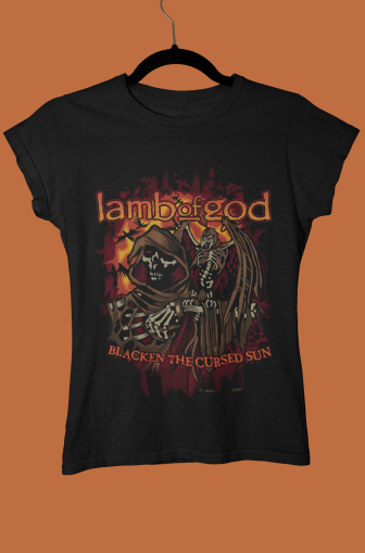 Дамска Тениска - Lamb Of God - Blacken the cursed sun