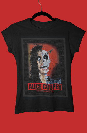 Дамска Тениска - Alice Cooper - Череп