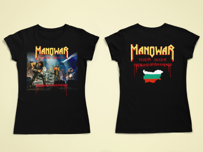 дамска тениска Manowar - Турне 2025