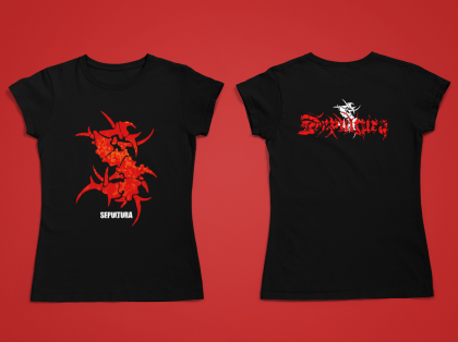 Дамска тениска Sepultura - F&B RED