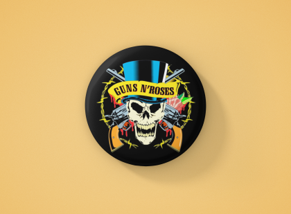 Guns n' Roses Метална значка бадж