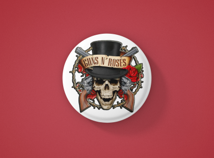 Guns n' Roses Метална значка бадж